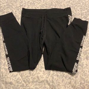 Pink jogger style leggings